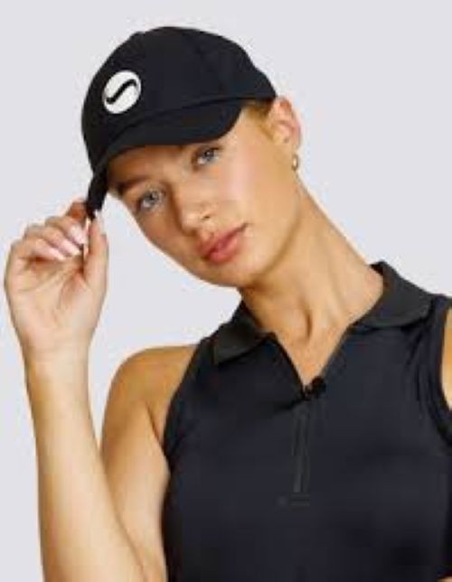 NWT SPIN IT by Tail Activewear Black & White Golf Tennis Pickleball Hat