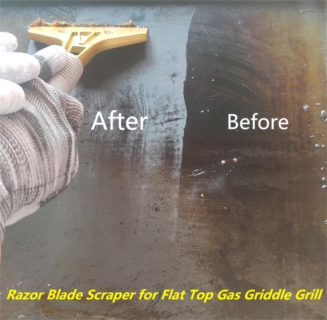 wanguan Razor Blade Scraper,Floor Scraper Tool with 20PCS Extra 4 inch