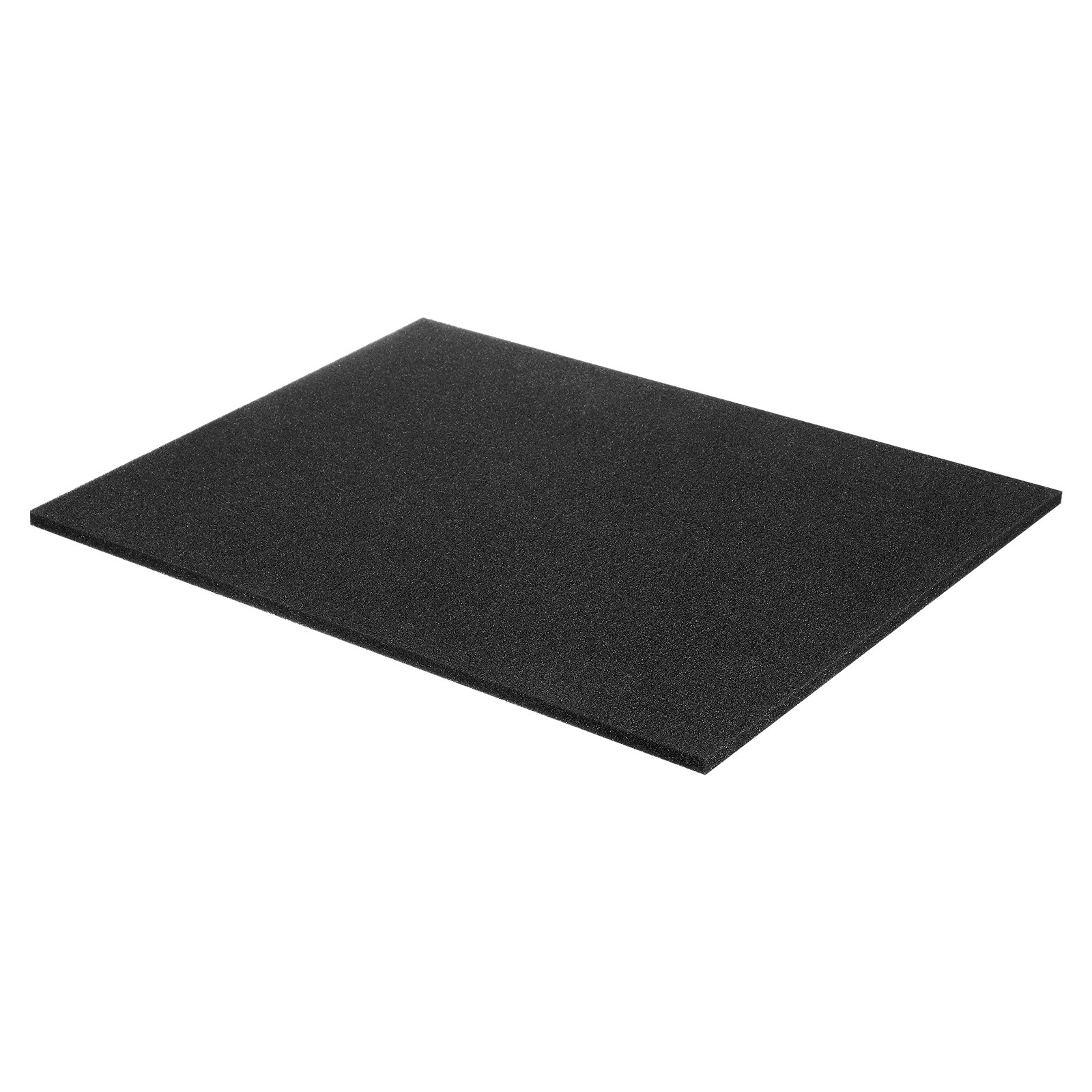 Polyurethane Foam Inserts, 16"Lx12"Wx0.4"T Packing Sheets Cushioning Pad(Black)