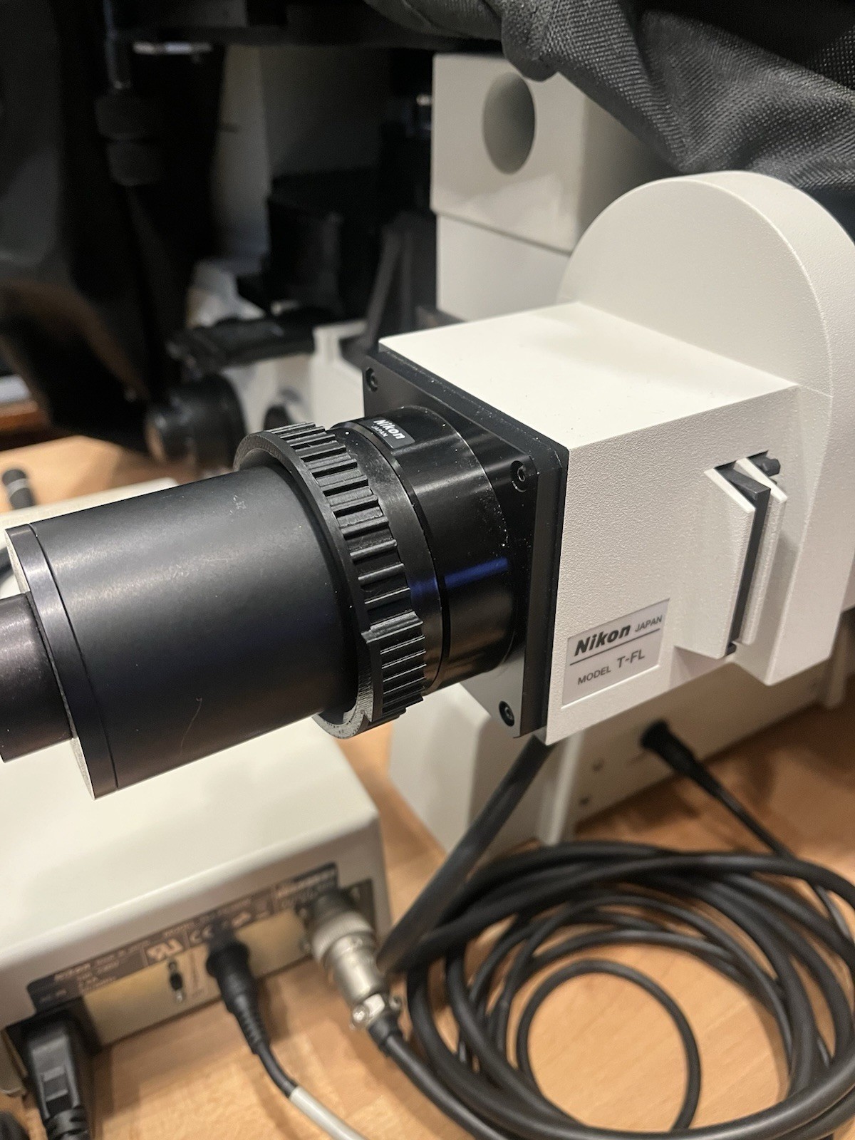 Nikon Microscope Lamphouse Lock Ring 3D Printed Reproduction