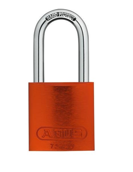 Abus 72/40HB40 B KD Orange Y4653301, Padlock Aluminum, B KD Orange