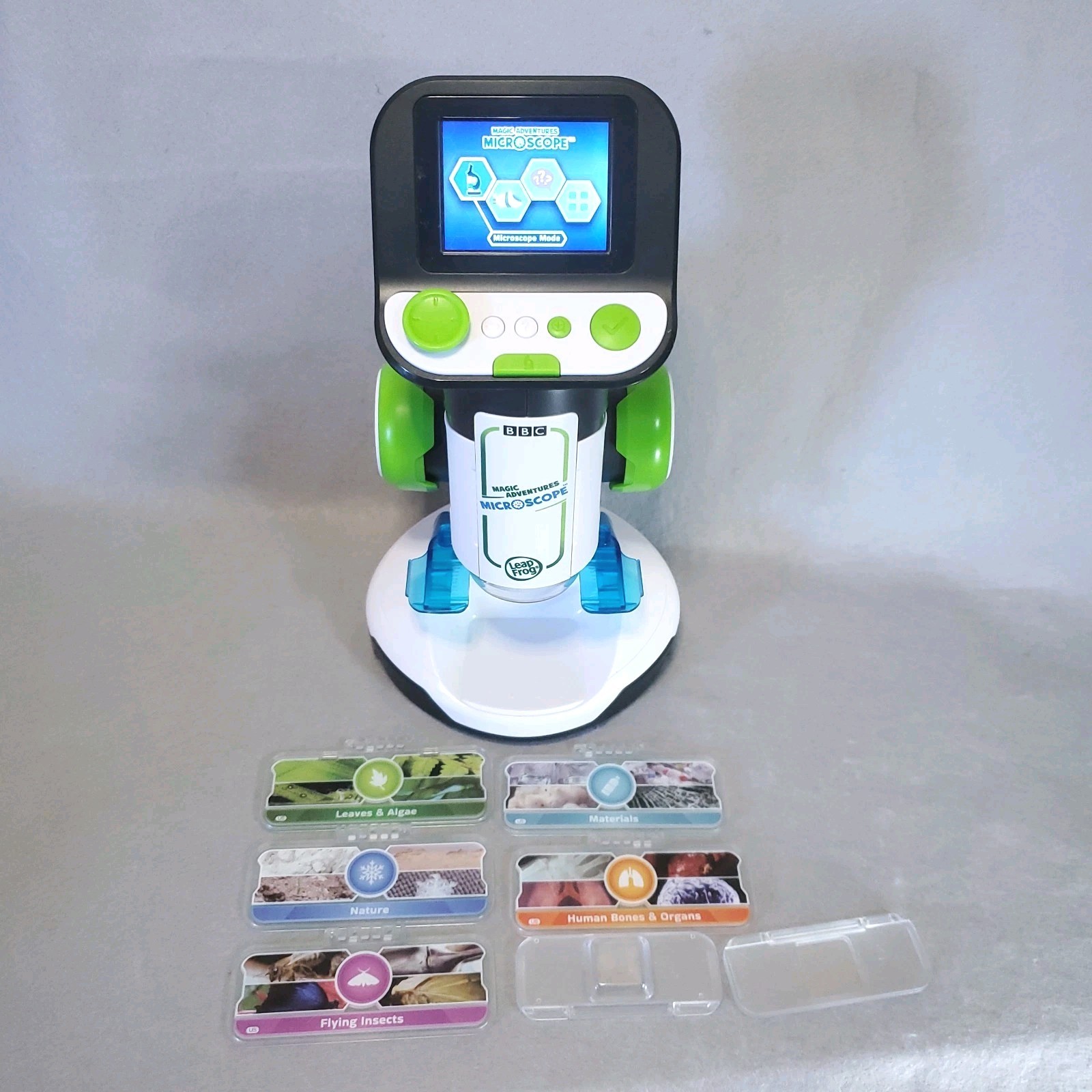 LeapFrog Magic Adventures Microscope BBC with (5) Slides WORKING
