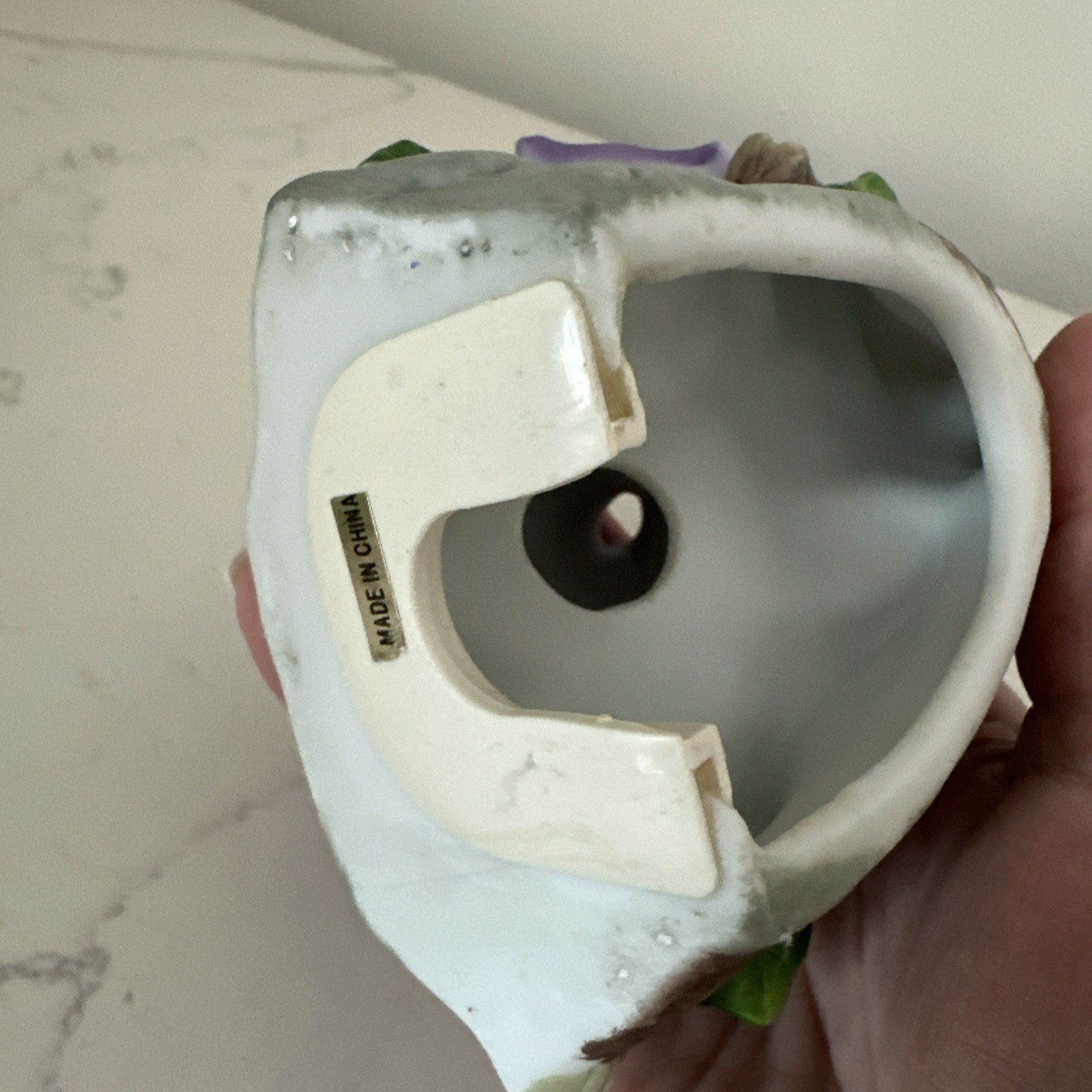 Porcelain Iris Nightlight Cover For Plug In Wall