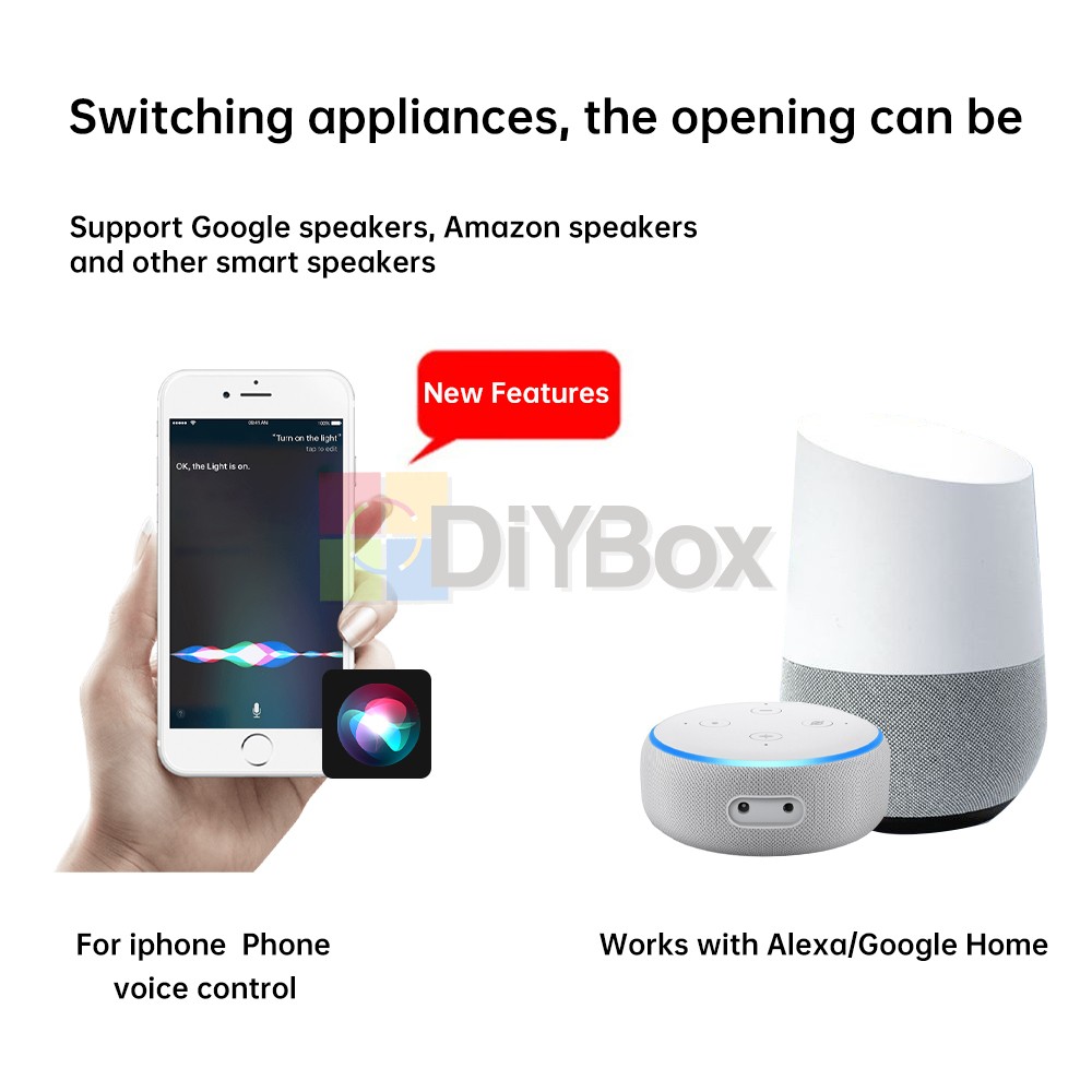 2PCS Smart WiFi Bulb Socket E26 E27 Light Bulb Adapter EWeLink Google Control