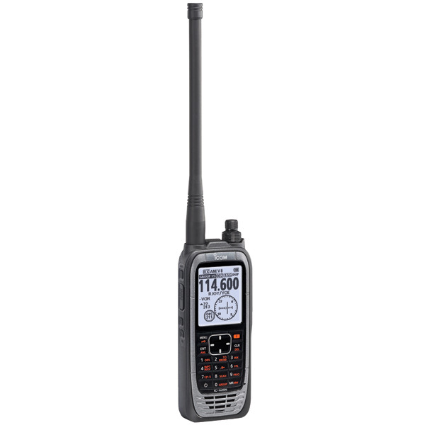 VHF AIRBAND HANDHELD NAVIGATION TRANSCEIVER w/ GPS Bluetooth by iCom p/n IC-A25N