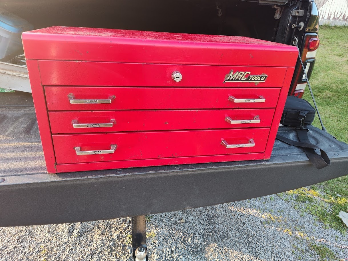 Rare Vintage MAC Tools top box - 3 drawer chest