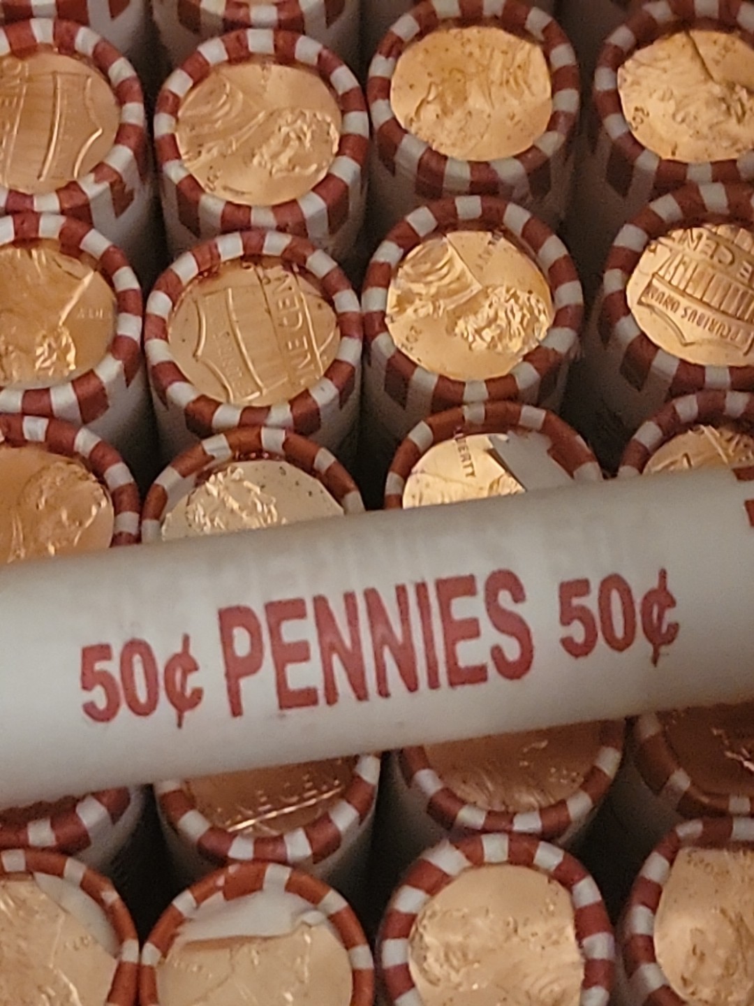 2025 P Lincoln Shield Cent Penny Coin Rolls