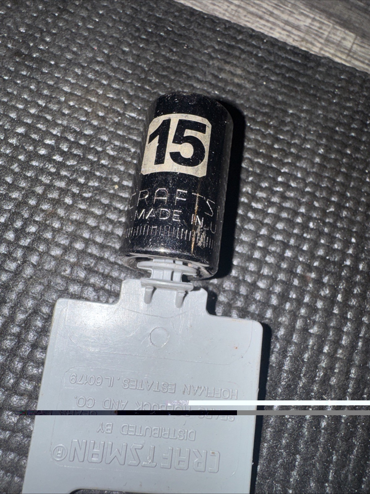 $14 Socket Sears Craftsman 15mm 12 point 1/2'' drive Socket 34067 G2D