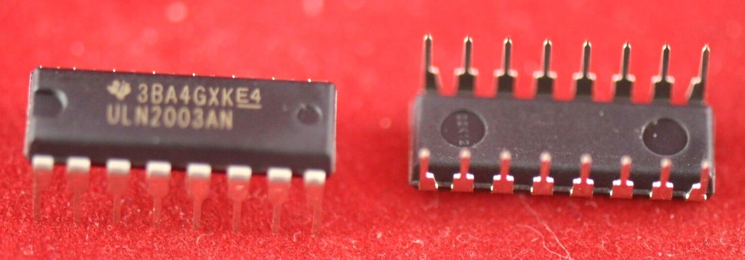 10) ULN2003AN TI DIP-16 IC Darlington NPN Transistor Array Texas Instruments M