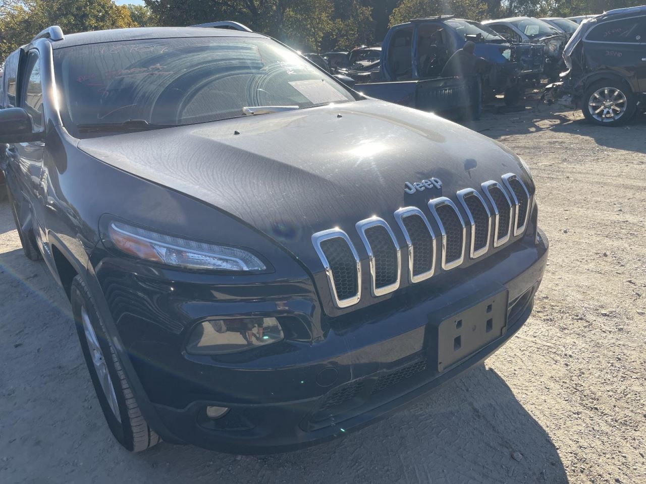 Sun Visor Left Driver Illuminated Fits 14-18 CHEROKEE 989144