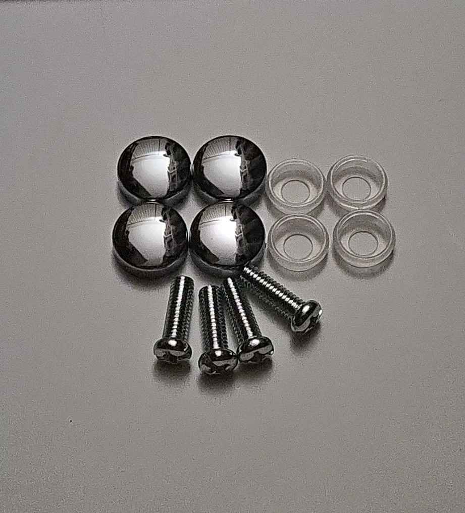 2 pcs -Audi- Silver License Plate Frame