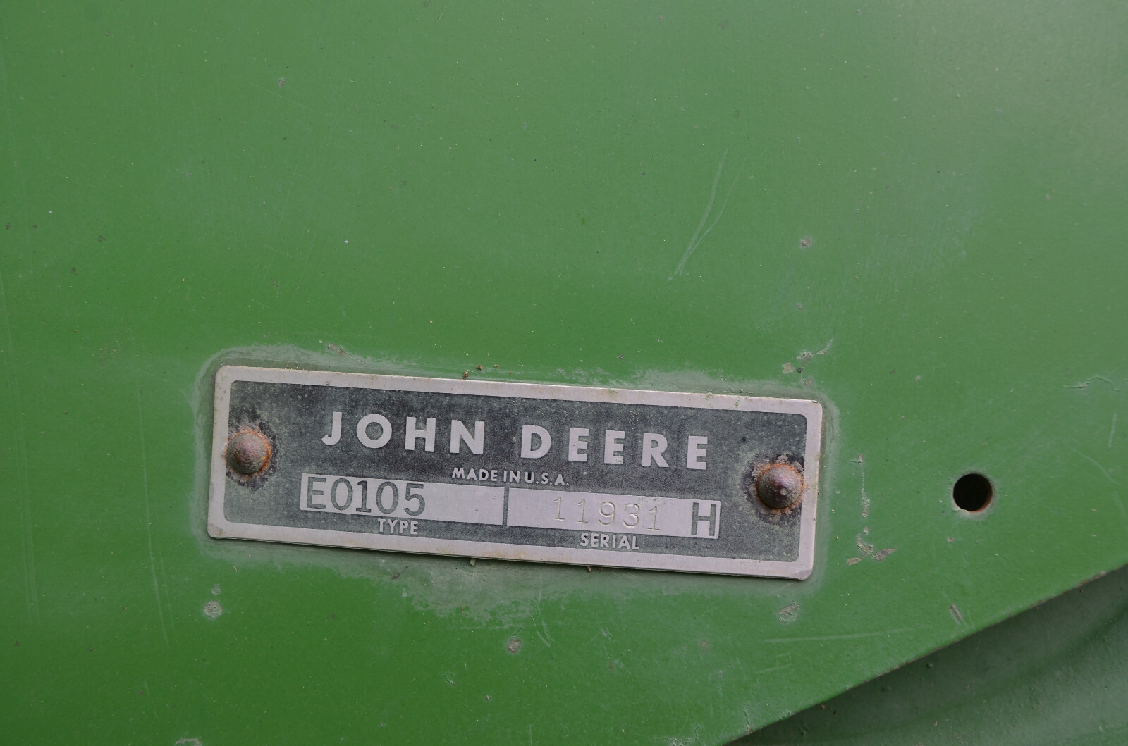 John Deere Combine E0105