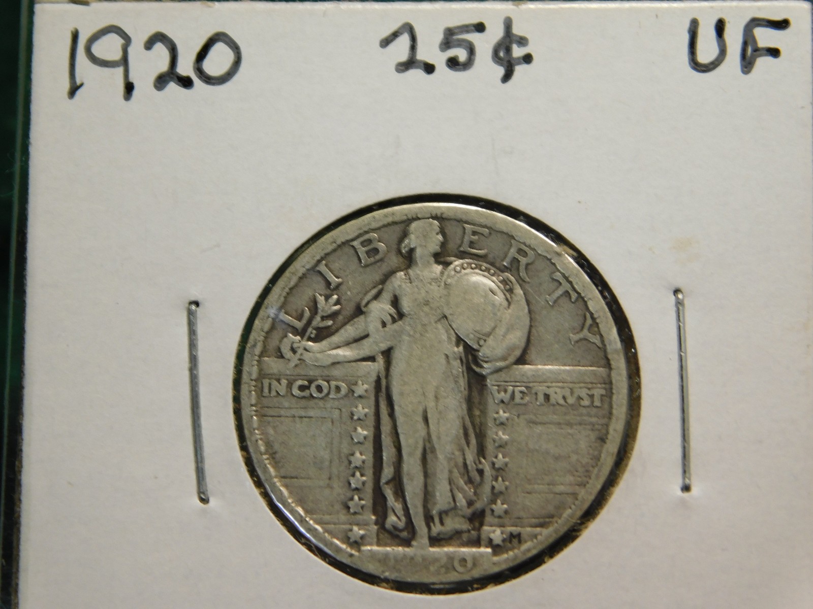 1920      Standing Liberty Quarter   Item # 5588