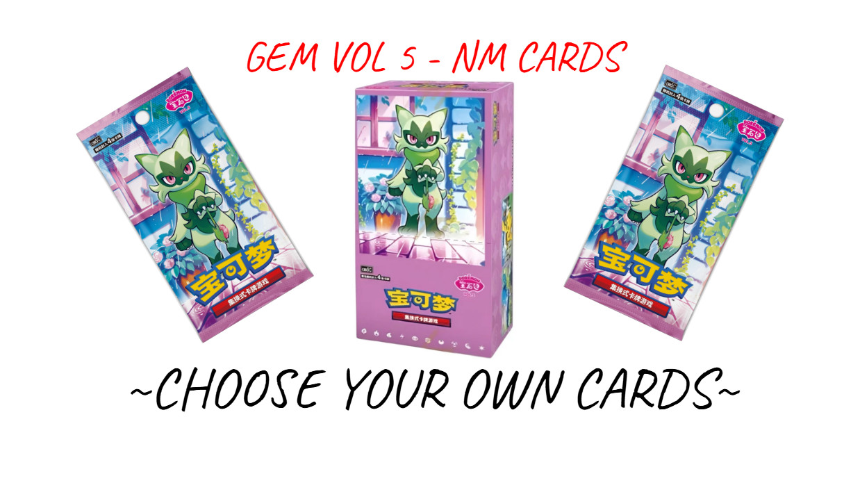 2026 Gem Pack Vol.5 CBB5C Pokemon TCG S-Chinese Singles - Choose your own Cards