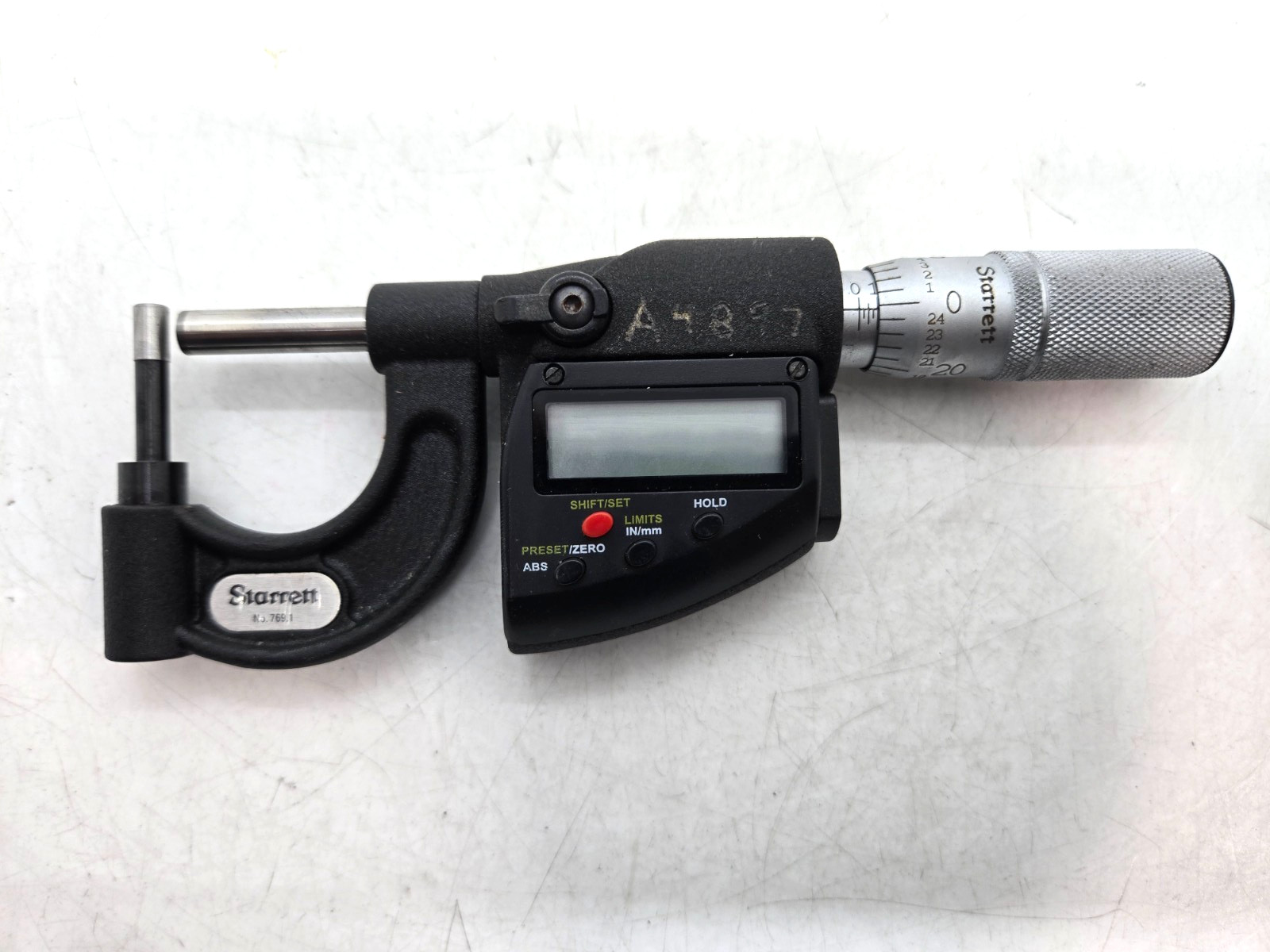 STARRETT 769.1 Digital Micrometer  FAST FREE SHIPPING b