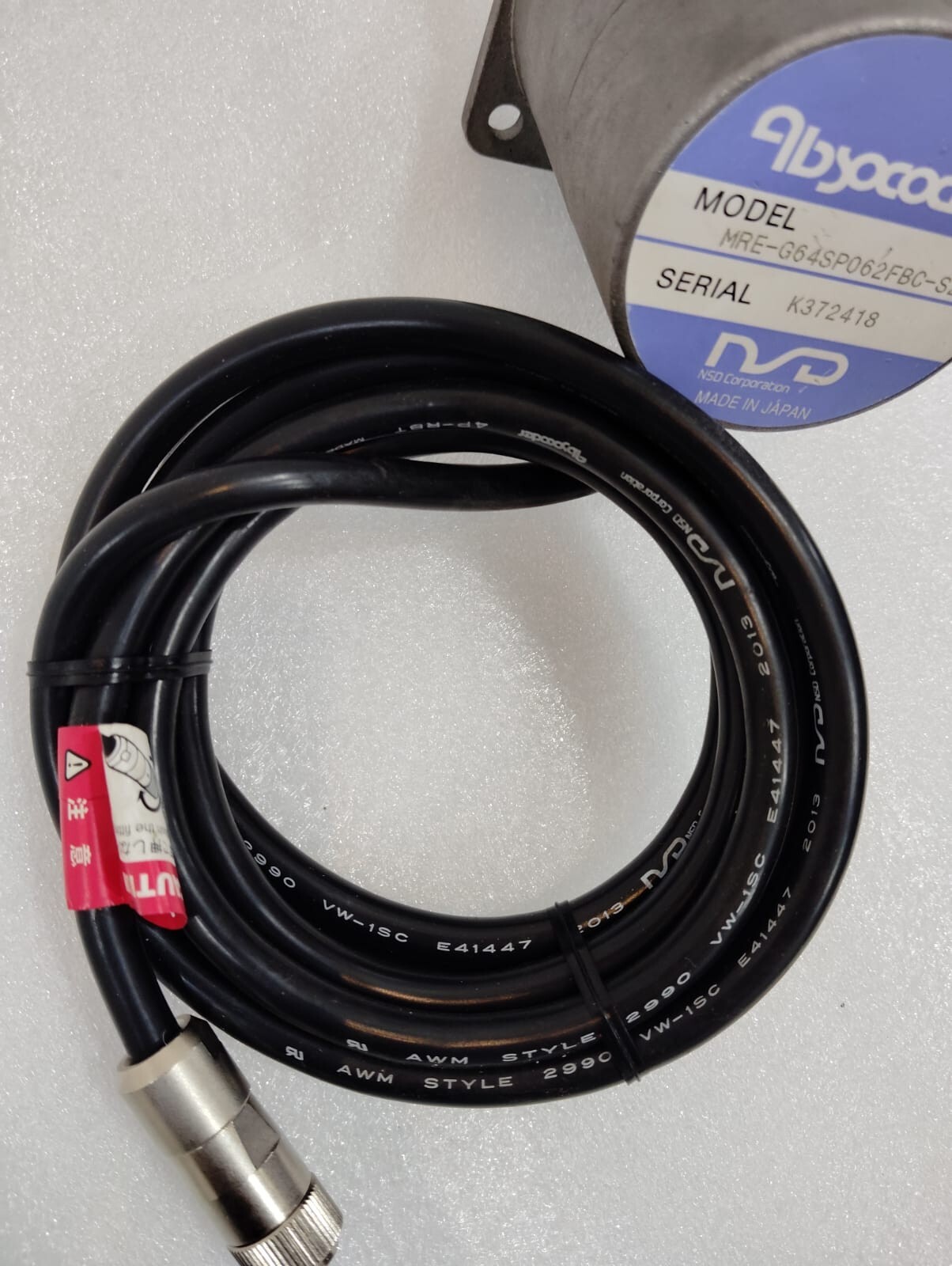 NSD CORPORATION MODEL MRE-G64SP062FBC-S278 ABSOCODER SENSOR MADE IN JAPAN NEW