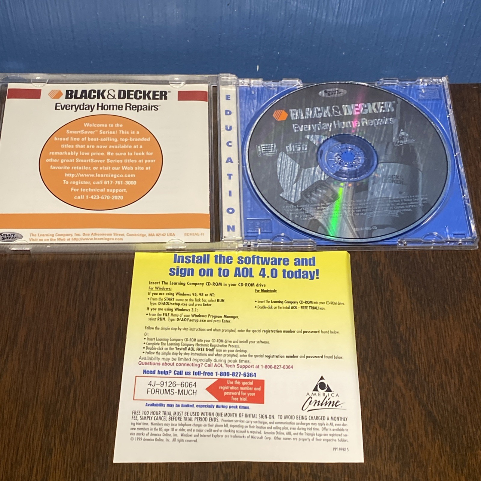 VINTAGE Black & Decker Everyday Home Repairs PC CD Rom 90s Educational Software