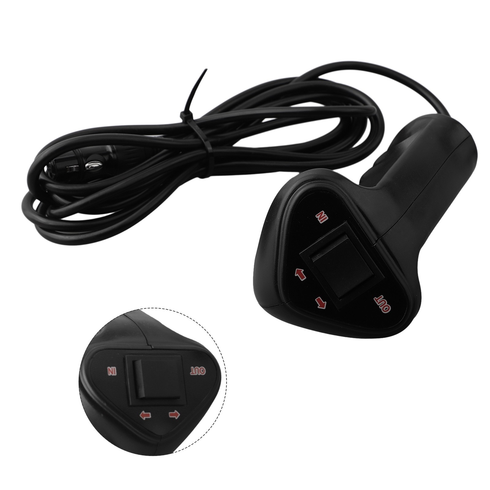 Winch Equipped Vehicle Wired Manual Control Handle Wireless Remote Control