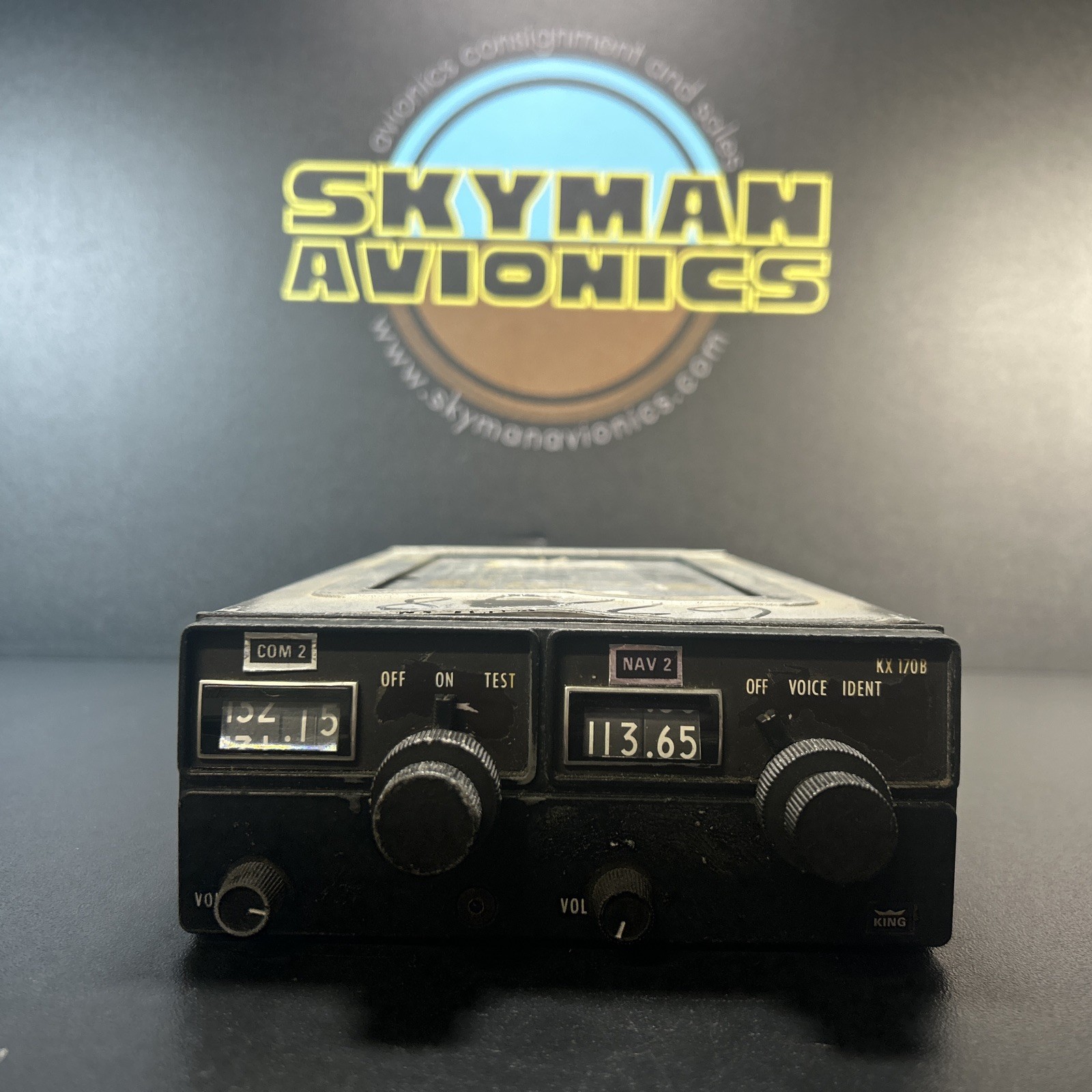King KX170B Nav/Com Radio