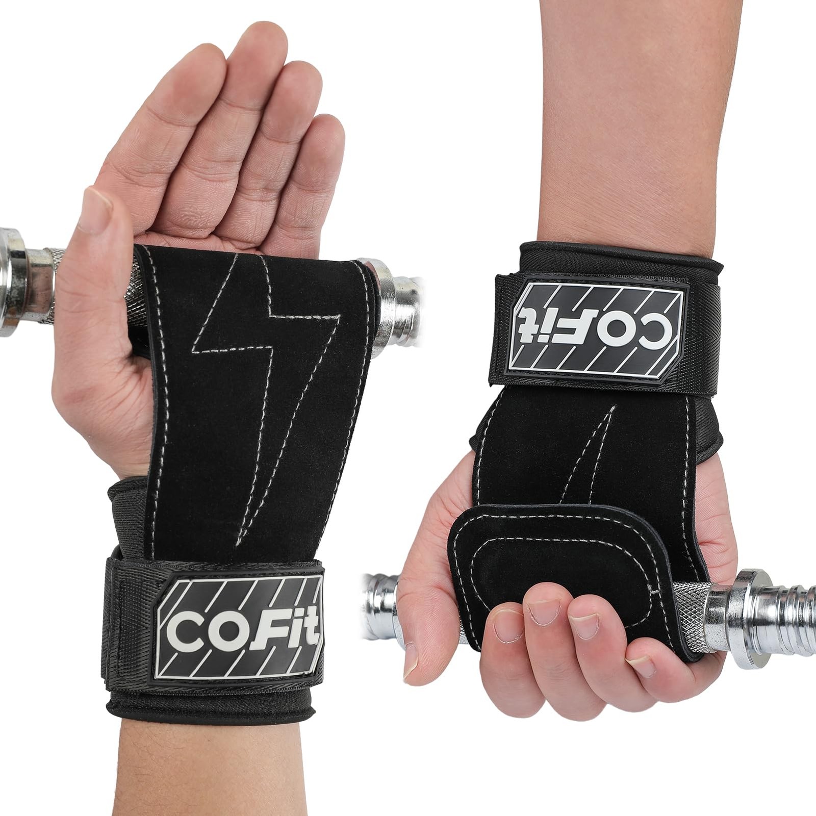 COFIT Wrist Straps for Weightlifting, Workout Wrist Wraps with Dual-Layer Oxford