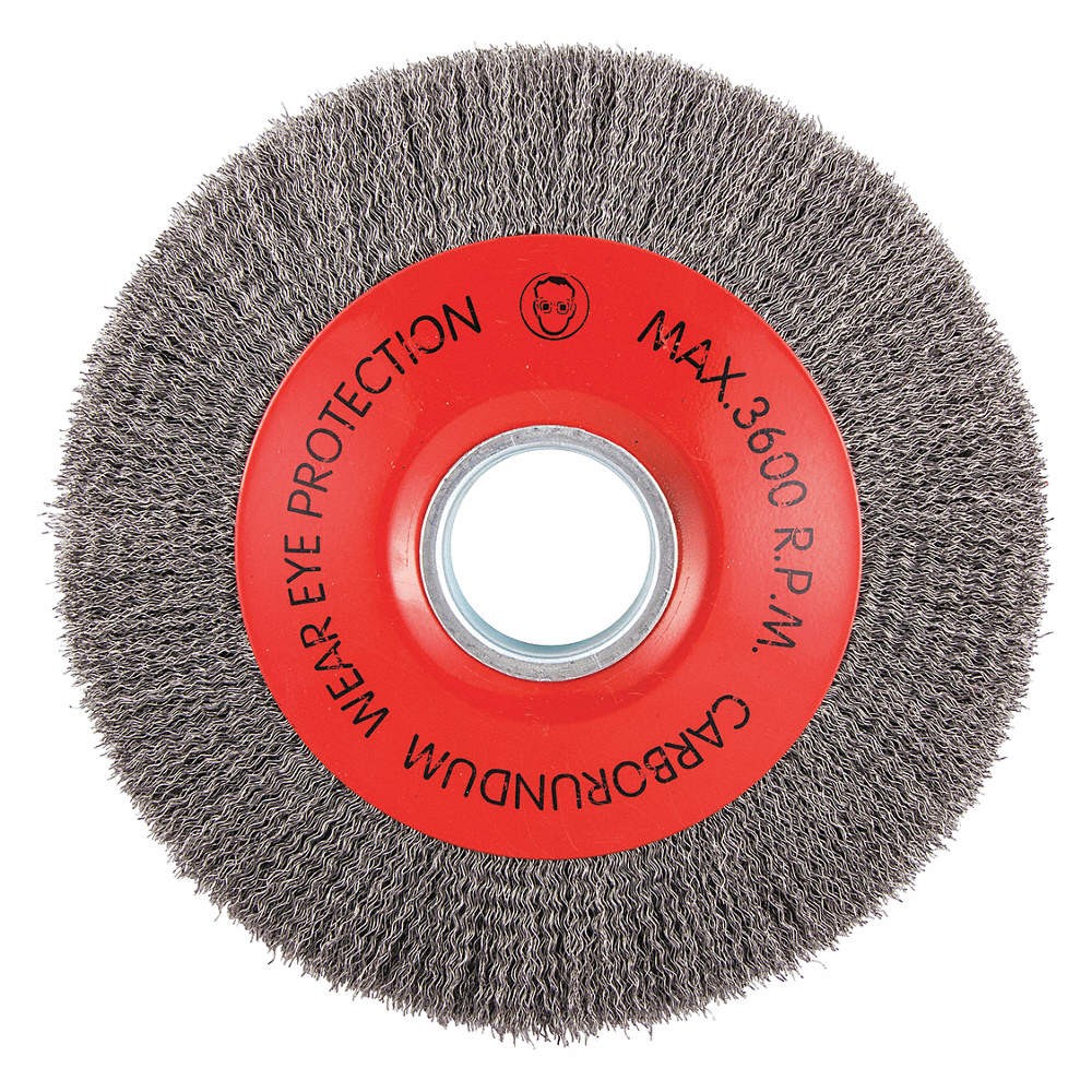 GRAINGER APPROVED 66252838770 Wire Wheel Brush,0.014" dia. Wire 443M94