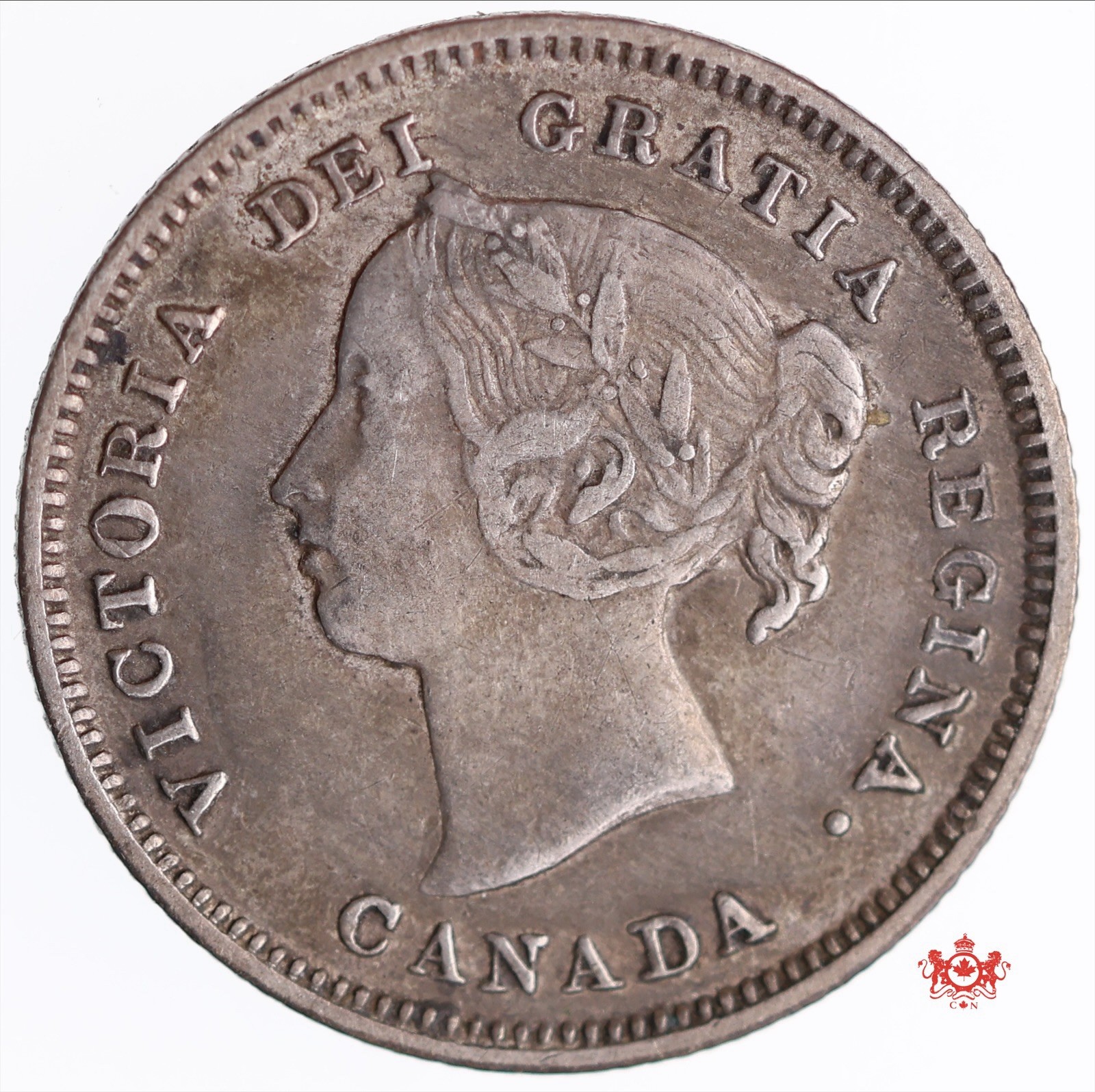 1887 Canada 5 Cents 7/7 - VF/EF - Lot#12772