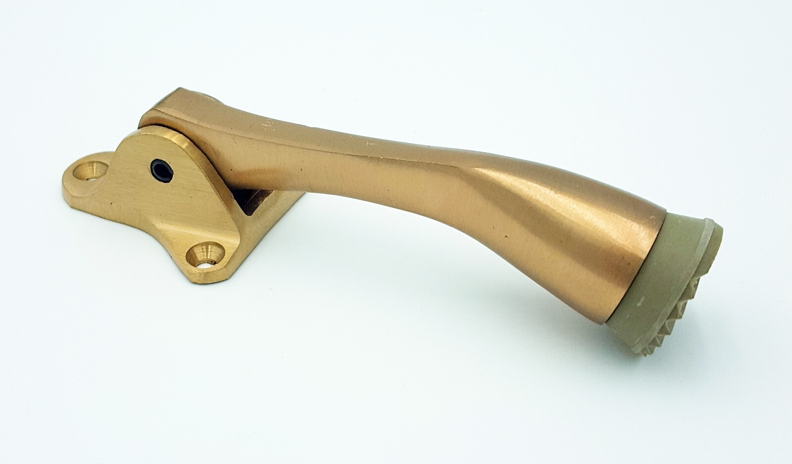 Glynn Johnson Kick Down Door Holder Bronze 5" NOS