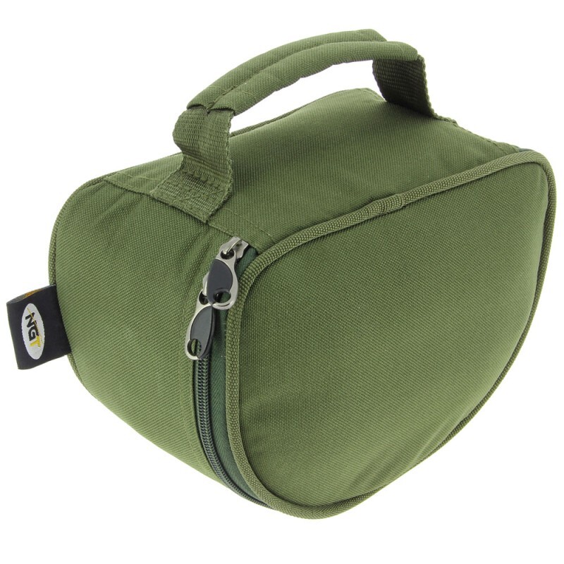 NGT New Deluxe Padded Fishing Reel Cases Bags XL for Large Carp Pike Reels 108