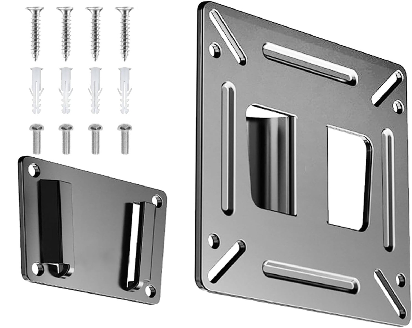 Nuyoah Monitor Wall Mount for 14”-27” TVs LED LCD Flat Screen, Small