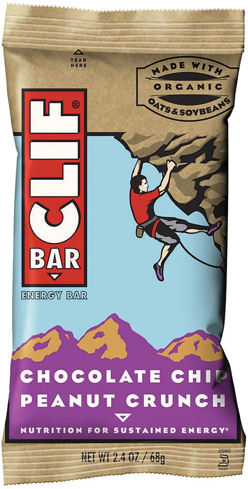 Clif Bar Clif Bars Clif Bar Choco Chip Pnut Crnch Energy Food Pack of 12