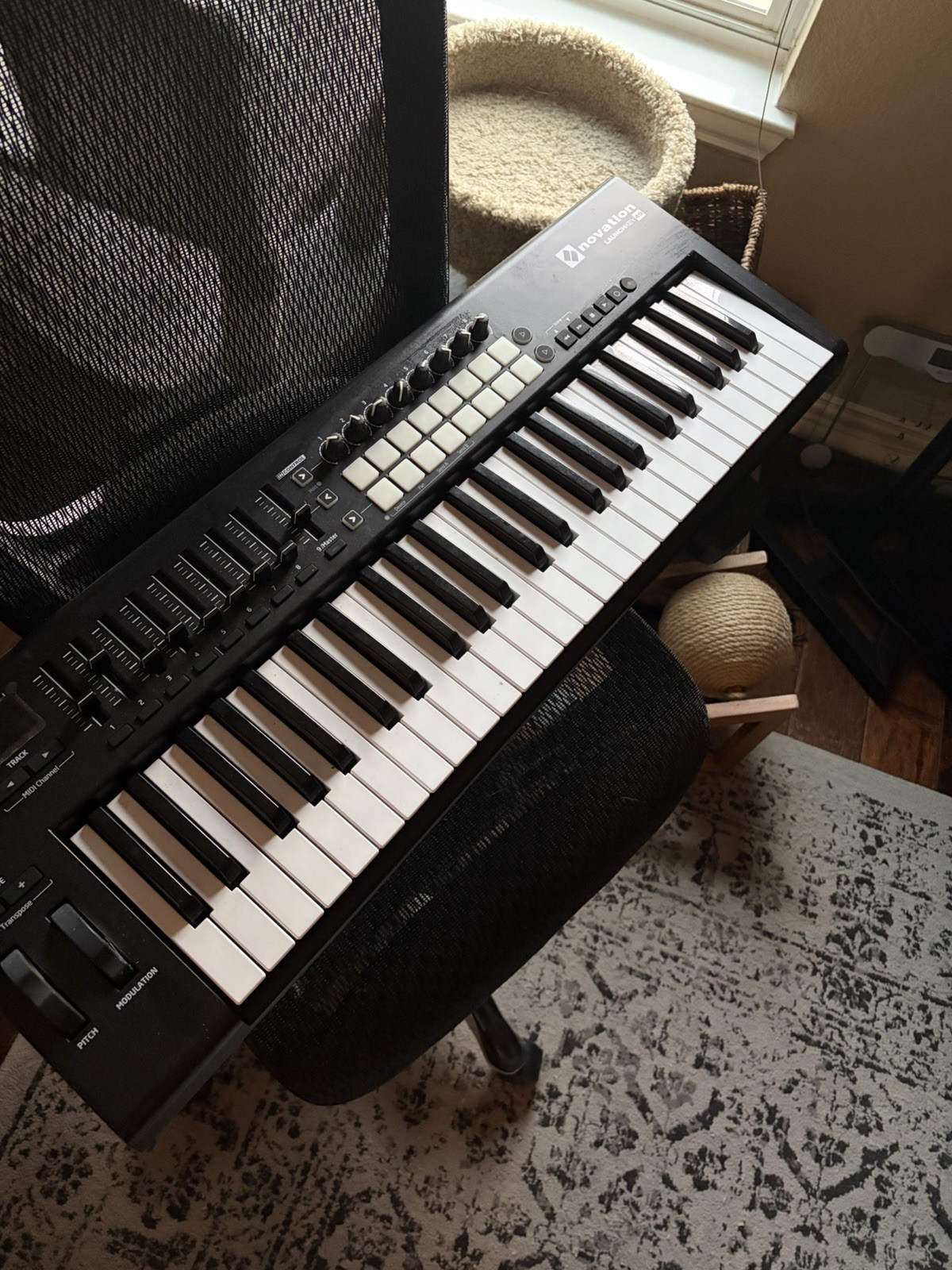 Novation Launchkey 49 49-Key MIDI Keyboard Controller w/ Pads, Faders, USB