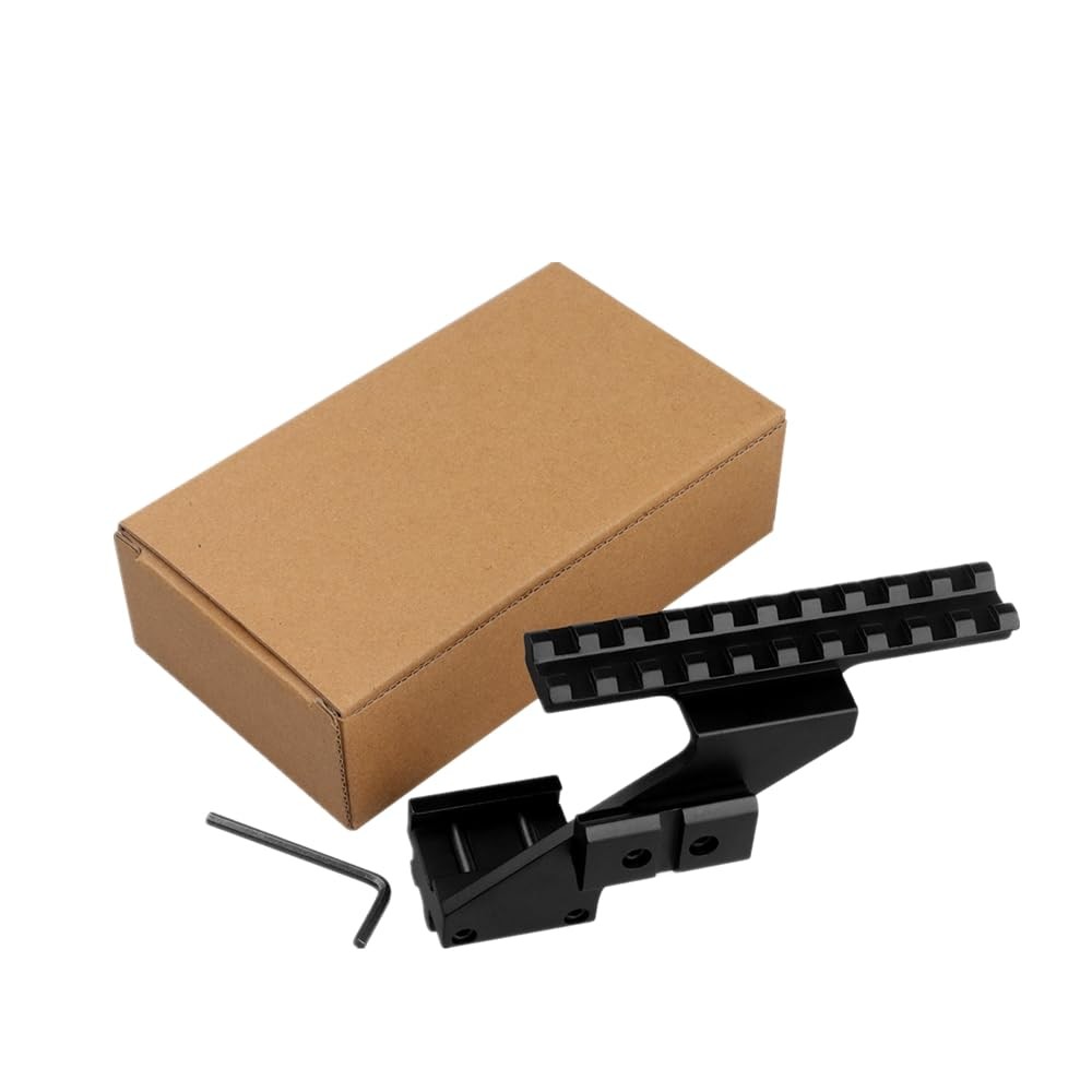 Aluminum 21mm Picatinny Rail Mount for Pistol Sight Mounts with Front Accessory