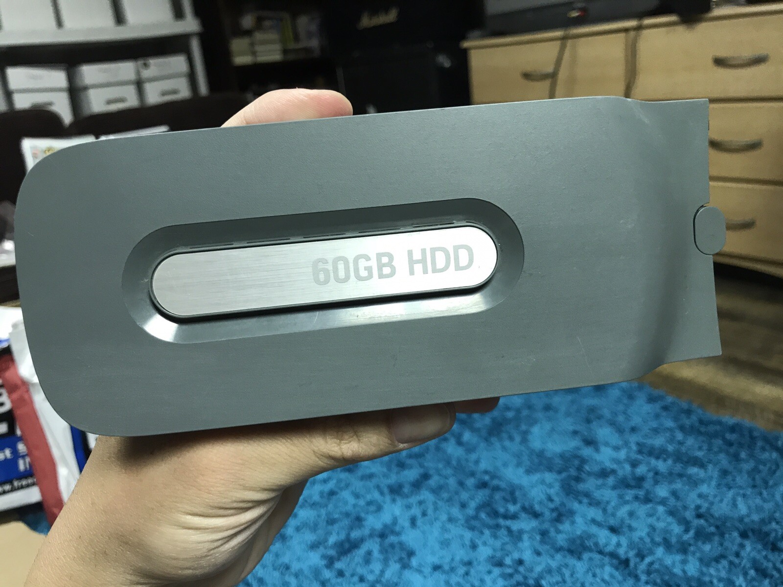 MICROSOFT XBOX 360 60gb OFFICIAL EXTERNAL HDD HARD DRIVE WORKING-NOT FOR SLIM!