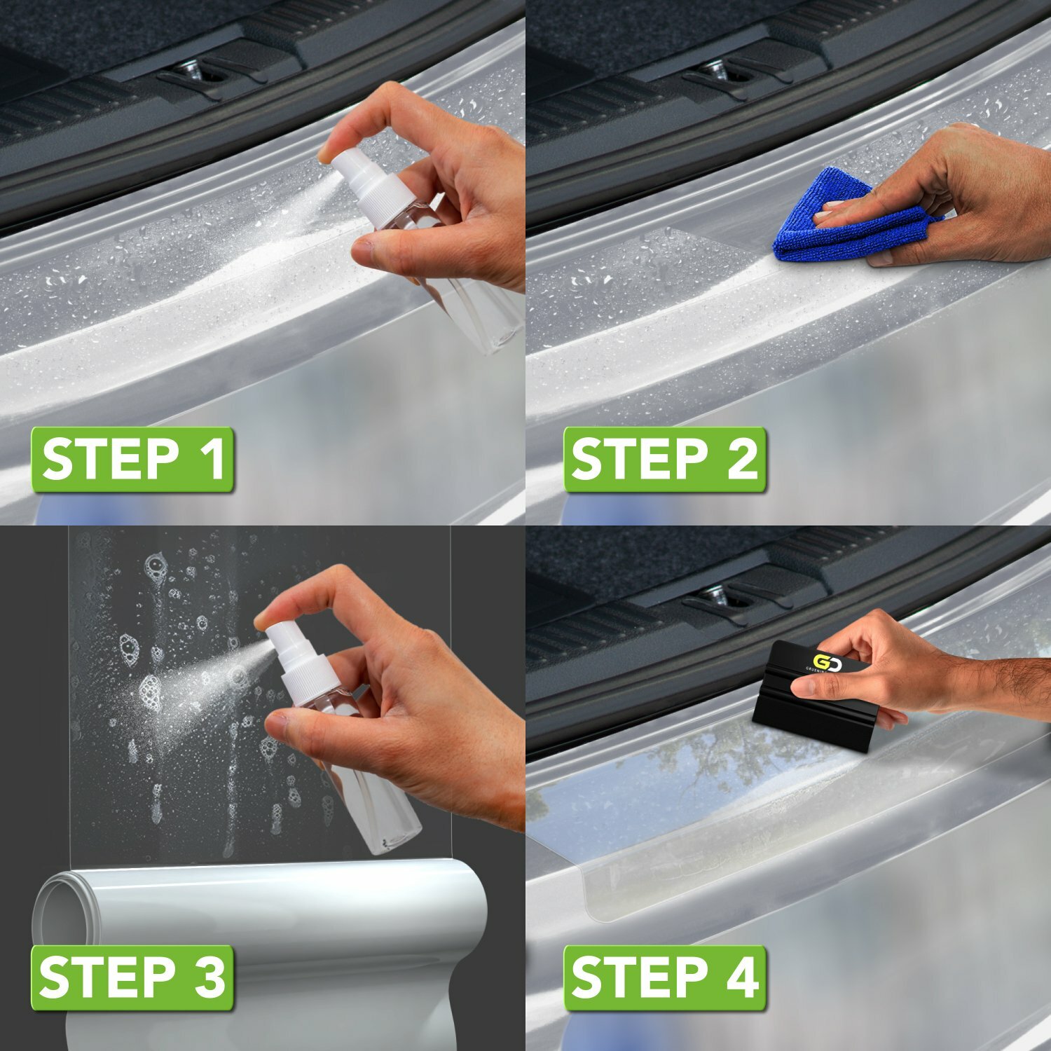 Load Sill Protector Fits Smart ForFour 2014 - 2021 Type 453 Clear