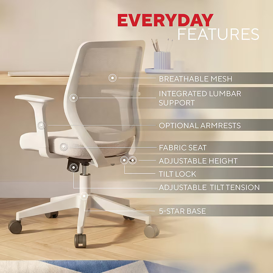 Staples Ergonomic Task Chair,...