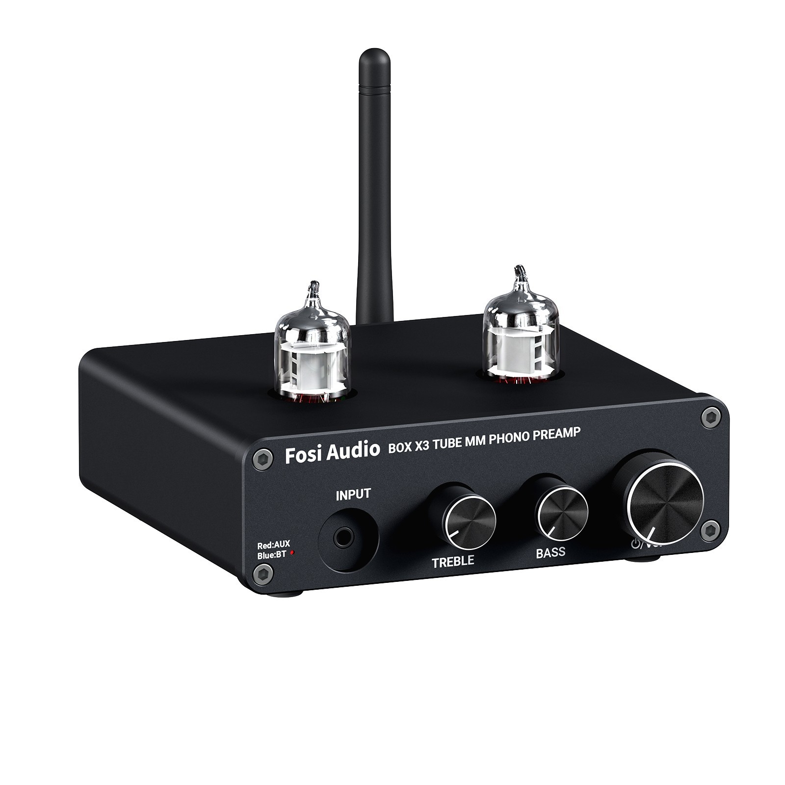Fosi Audio BOX X3 Tube MM Phono Preamp Bluetooth 5.0 Turntable HiFi Stereo AUX