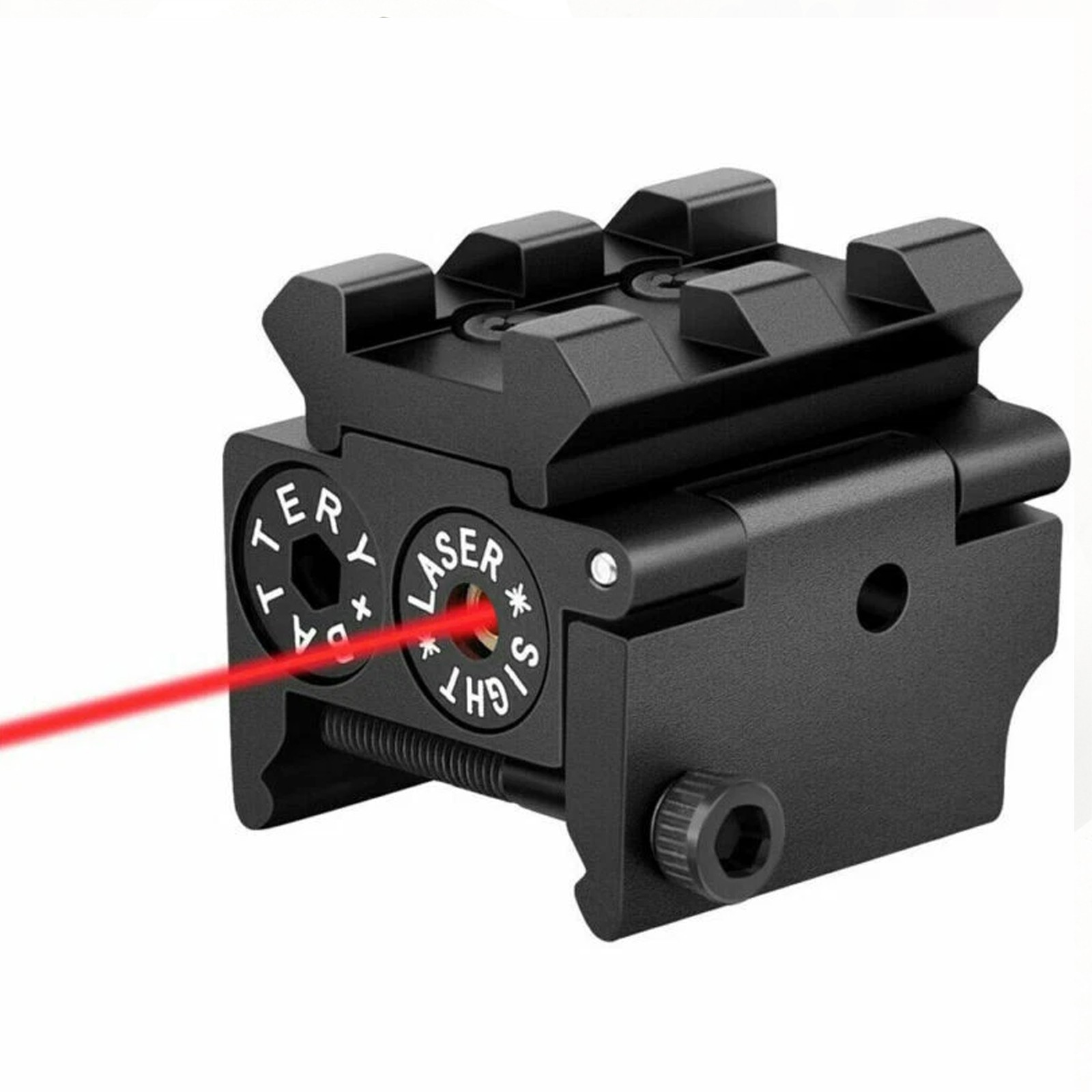 Mini Red Dot Sight Laser Scope W/ 20mm Rail Mount for Pistol Low Rifle Hunting