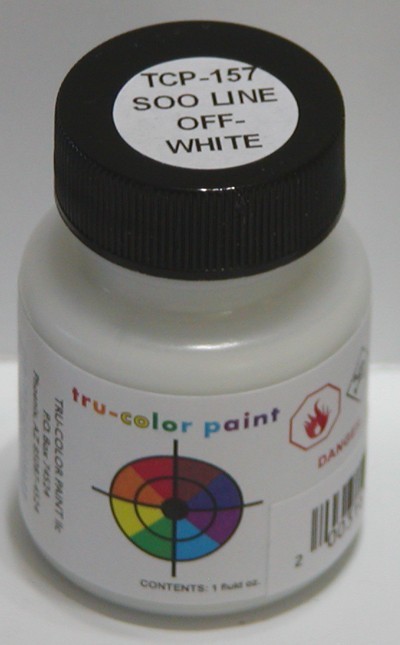 Tru-Color Paint # TCP-157 SOO LINE Off White 1 oz Bottle