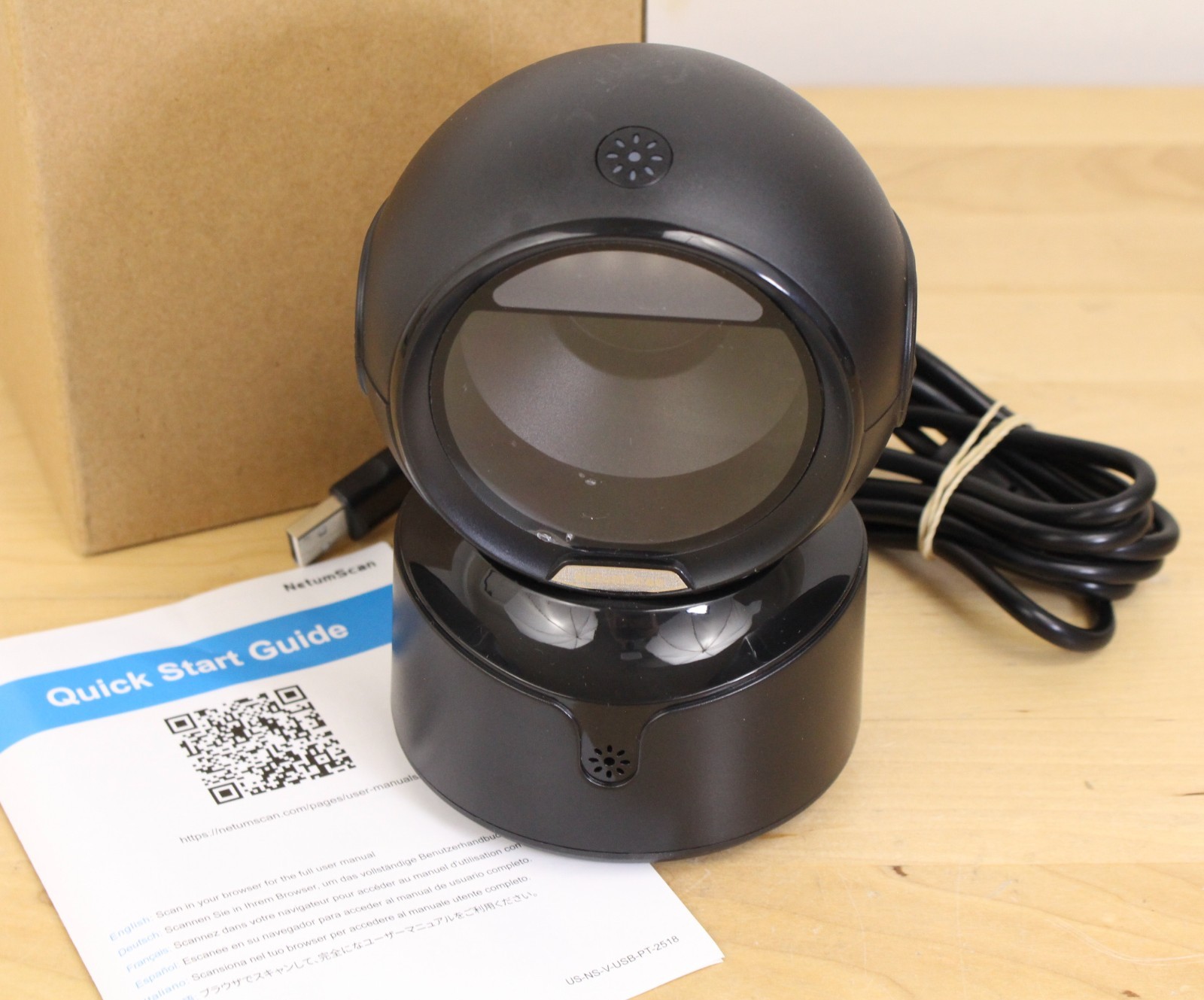 NetumScan NSA5 Automatic Omnidirectional Desktop Barcode Scanner - Open Box