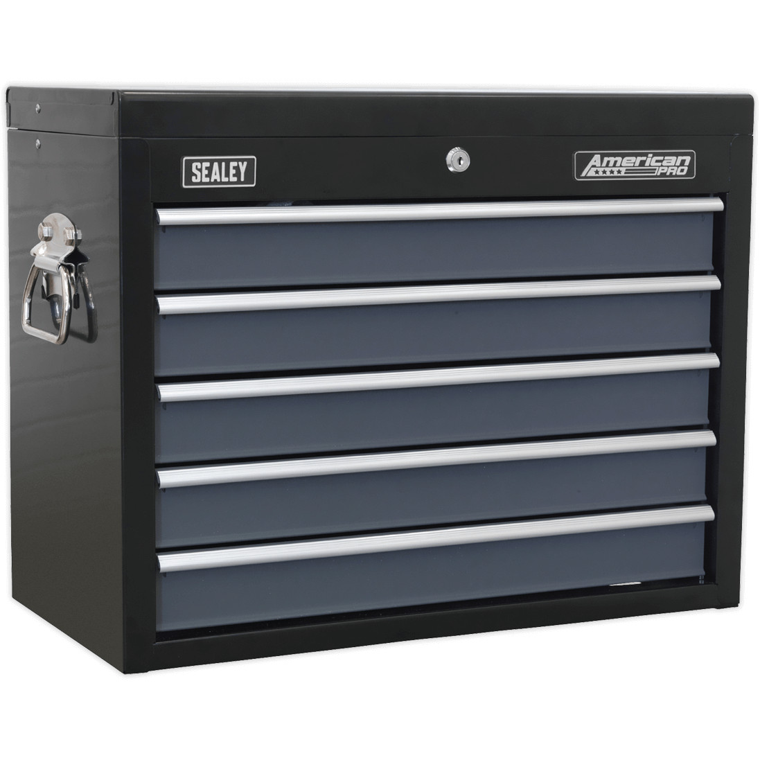 Sealey American Pro 5 Drawer Tool Chest Black / Grey