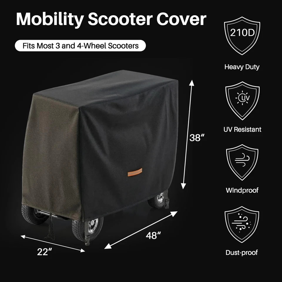 Scooter Cover, Scooter Storage Cover,Mobility Scooter Covers,Cover for Mobility