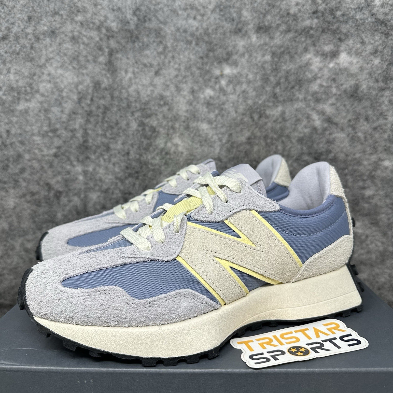 New Balance 327 Sneakers Womens Size 6 Blue Pearl Grey Shoes WS327SSC