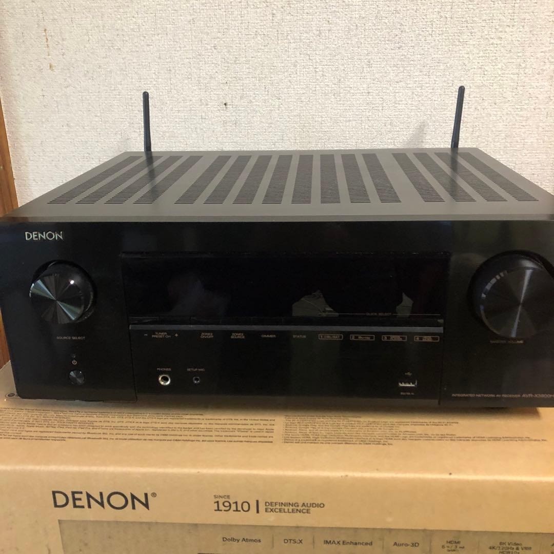 Brand New Denon AVR-X3800H 9.4Ch 8K AV Surround Receiver Home Theater Japan 100V