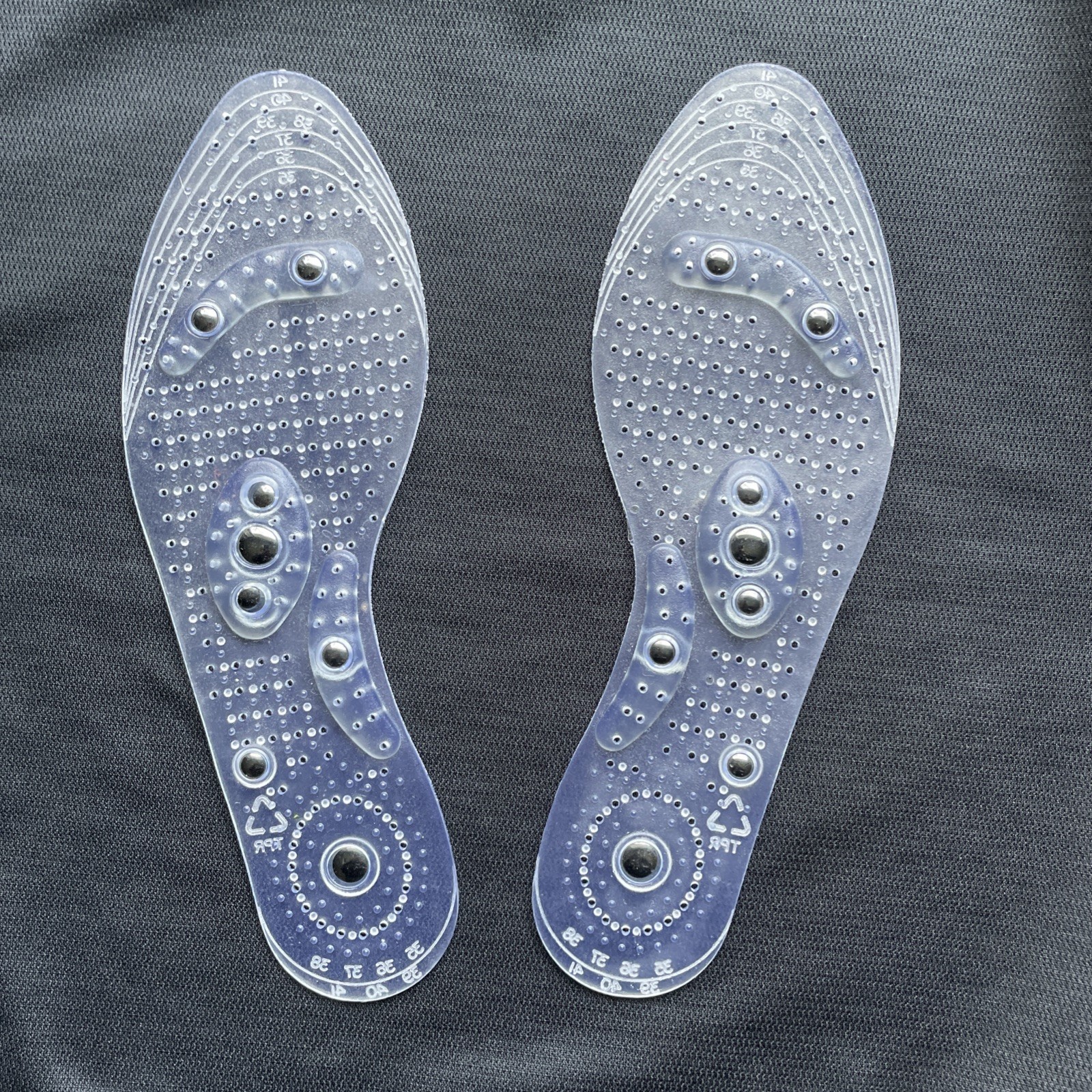 Magnetic Massage Insole Inserts Brand New Trimmable No Tags No Box Silicone
