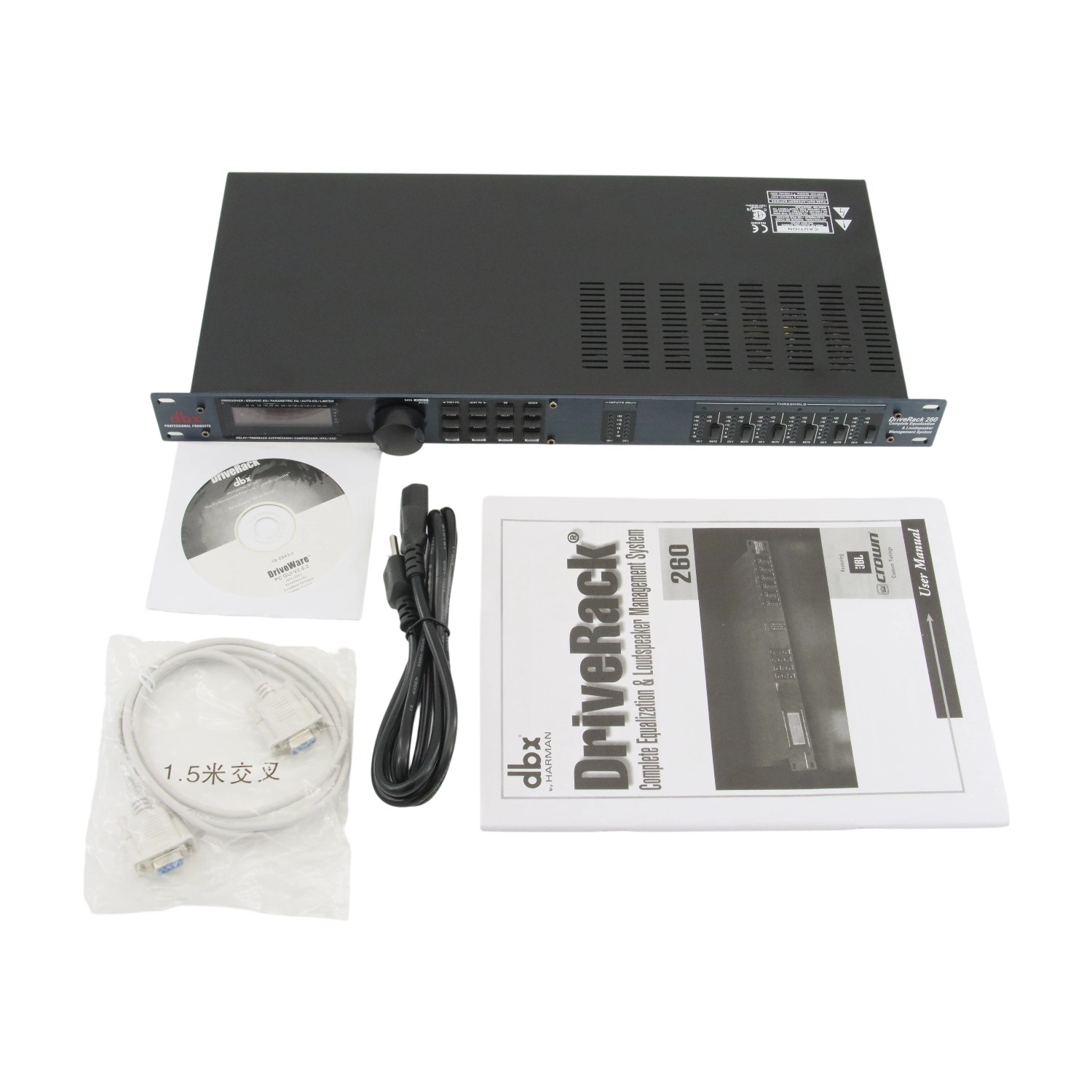 NEW DBX DriveRack 260 Loudspeaker Management System 2 In - 6 Out 100-120V