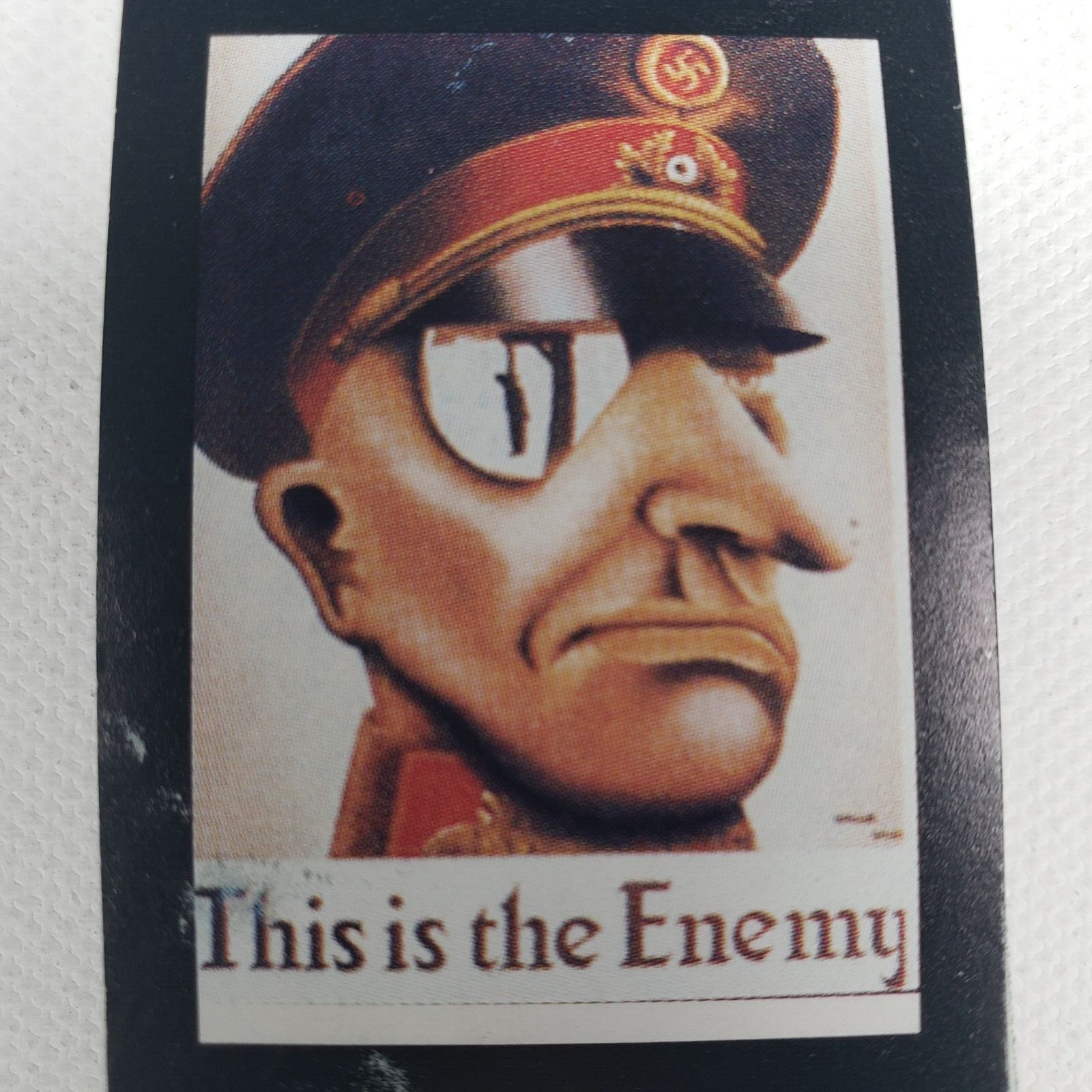 WWII "This is The Enemy" Poster Reprint German Officer