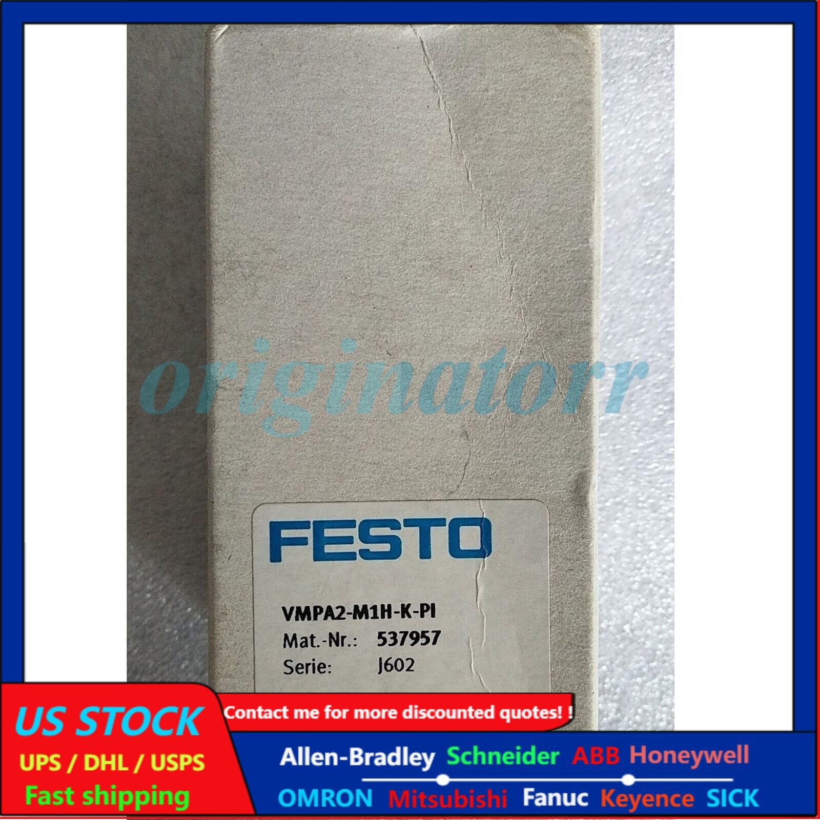 US FREE TAX New Festo VMPA2-M1H-K-PI 537957 Solenoid valve