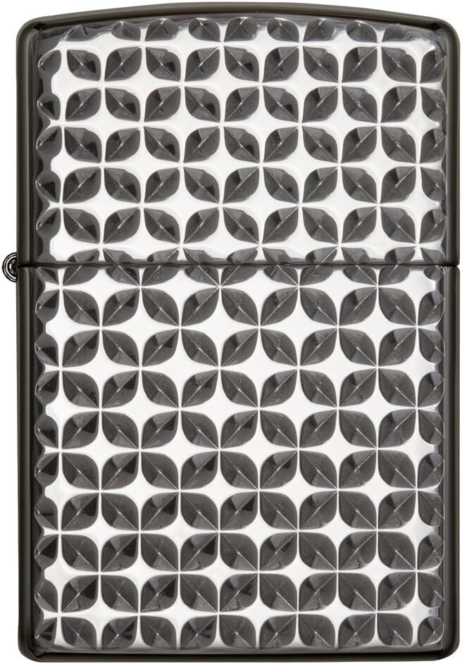 Zippo Armor Brite Cut High Polish Black Ice 28186