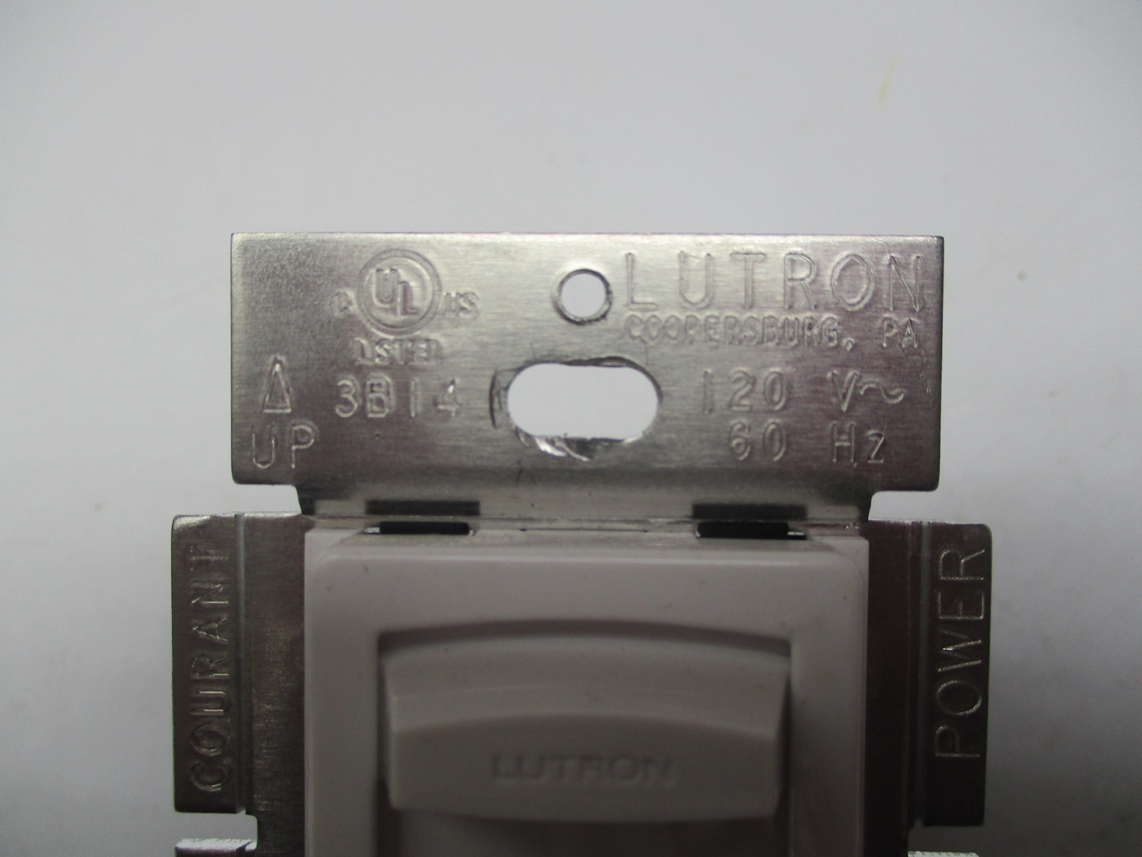 LUTRON 0301874 REV.B DIMMER SWITCH NSNP 012822
