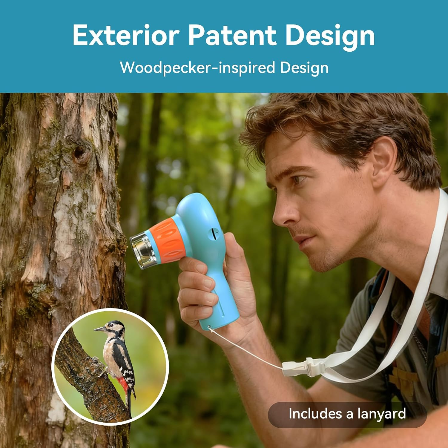 800X Handheld Digital Microscope with 2” IPS Screen, Photo & Video Portable M...